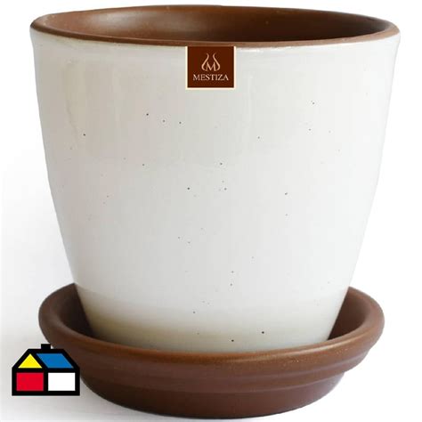 Macetero ceramico Continuara.org