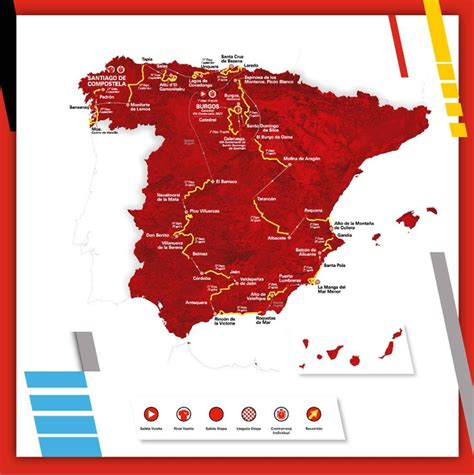 Mapa vuelta ciclista Continuara.org