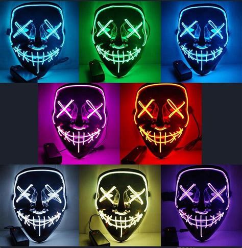 Mascaras led purga Continuara.org