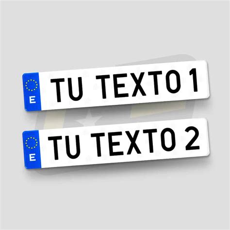 Matriculas personalizadas Continuara.org