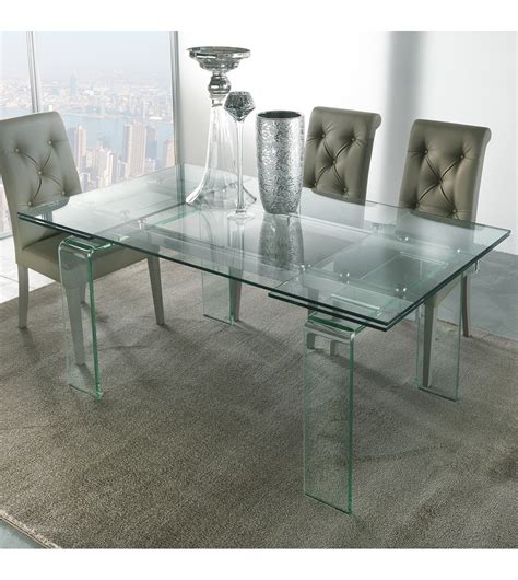 Mesa cristal extensible Continuara.org
