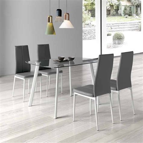 Mesa cristal sillas Continuara.org