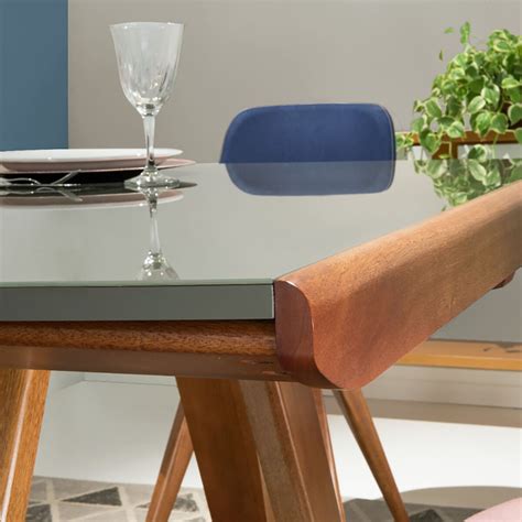 Mesa madera vidrio Continuara.org