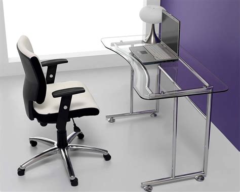 Mesa ordenador cristal Continuara.org