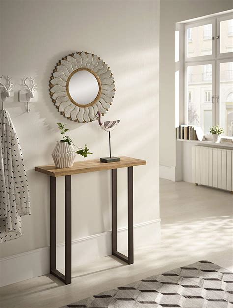 Mesa recibidor madera Continuara.org