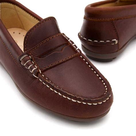 Mocasin marron piel Continuara.org