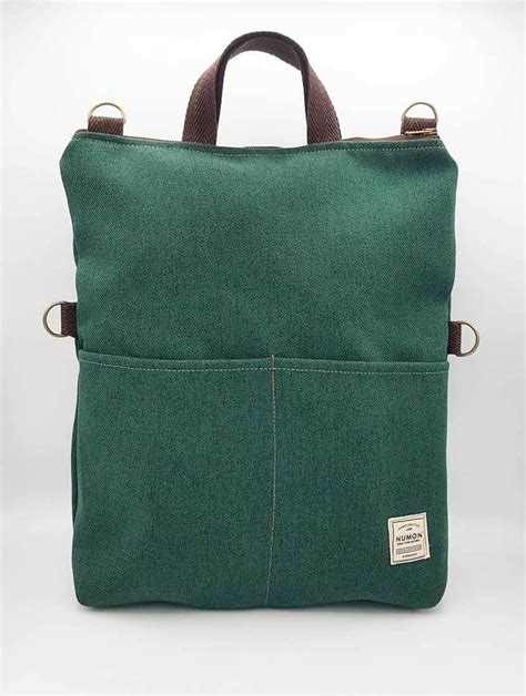 Mochila bolso verde Continuara.org