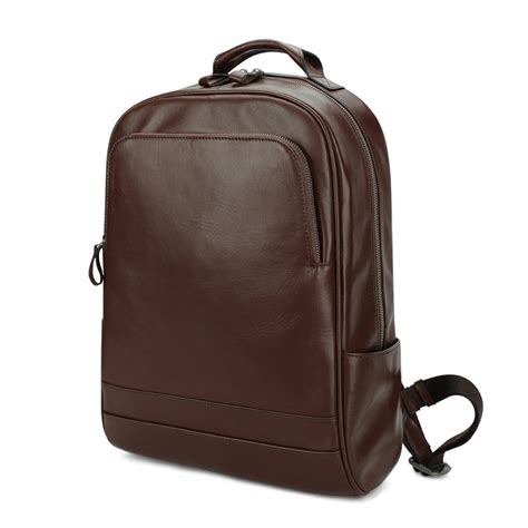 Mochila cuero marron Continuara.org