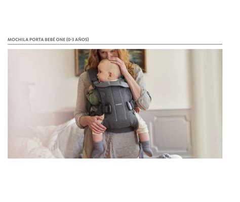 Mochila portabebes bjorn Continuara.org