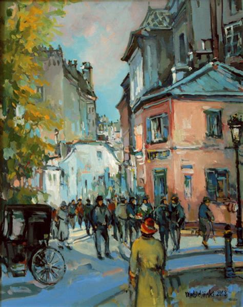 Montmartre paris oleo Continuara.org