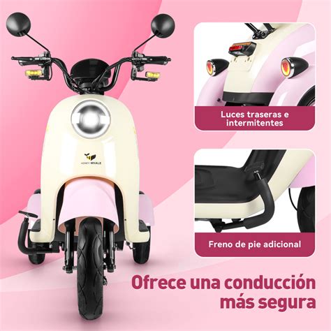 Moto electrica rosa Continuara.org