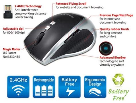 Mouse inalambrico sin Continuara.org
