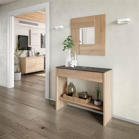 Mueble entrada madera Continuara.org
