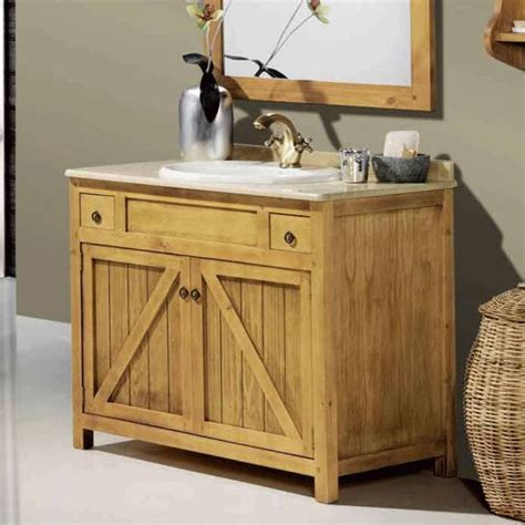 Mueble lavabo madera Continuara.org