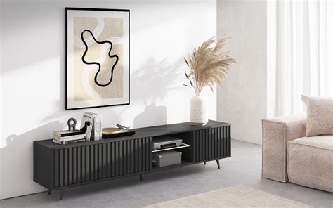 Mueble tv negro Continuara.org