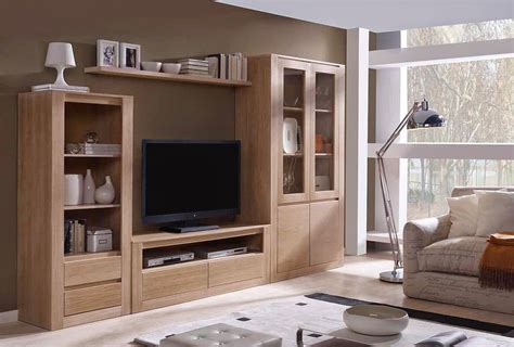 Muebles salon madera Continuara.org