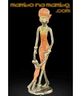 Mujer nino bronce Continuara.org