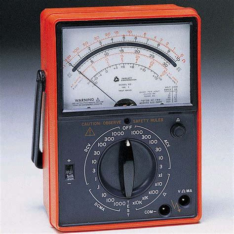 Multimetro analogico Continuara.org