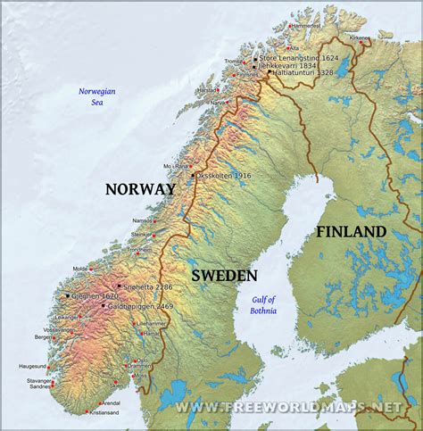 Norway geographic Continuara.org