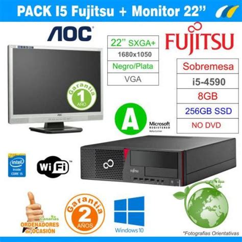Ordenador fujitsu monitor Continuara.org
