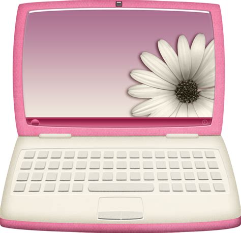 Ordenador rosa lila Continuara.org