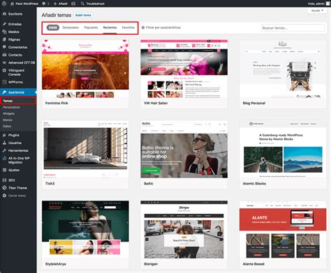 Pagina web wordpress Continuara.org