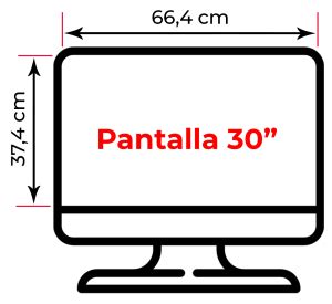 Pantalla 30cm Continuara.org