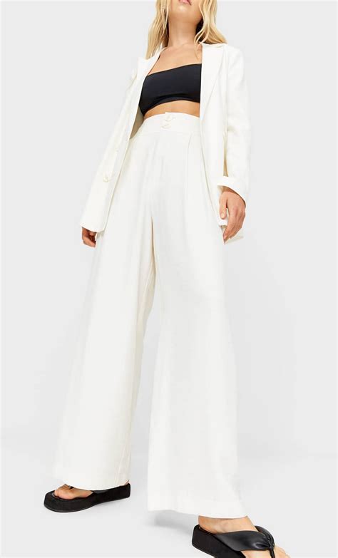 Pantalon blanco stradivarius Continuara.org