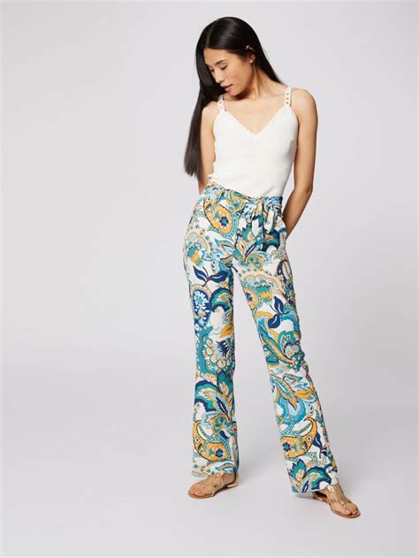 Pantalon largo estampado Continuara.org