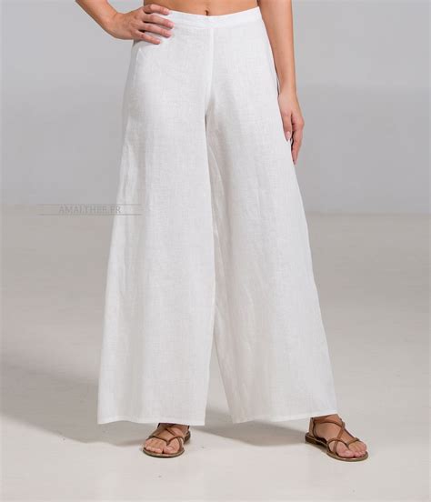 Pantalon lino ancho Continuara.org