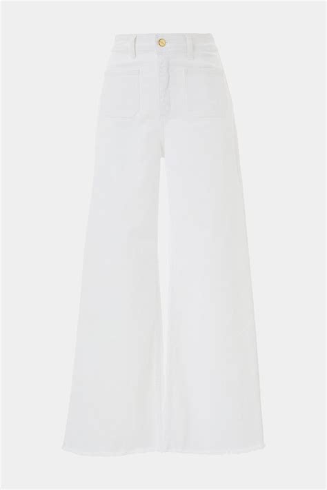 Pantalon vaquero blanco Continuara.org