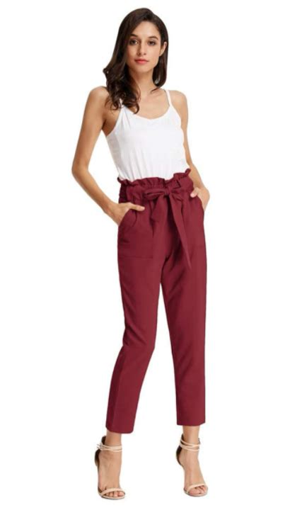 Pantalon vestir granates Continuara.org