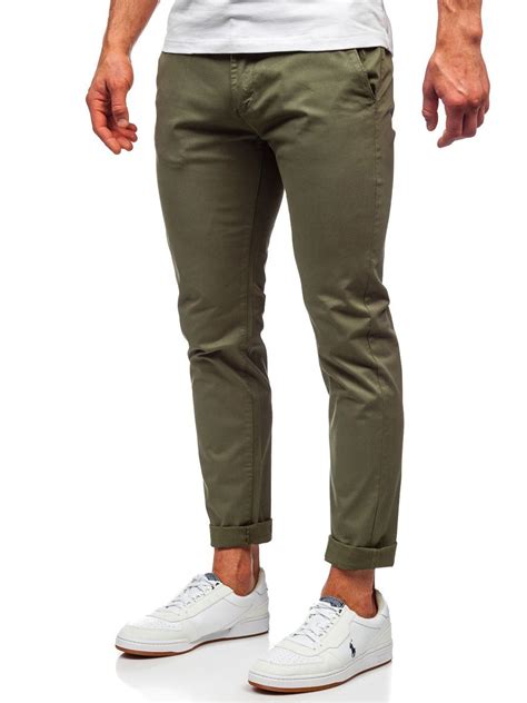 Pantalones chinos verde Continuara.org