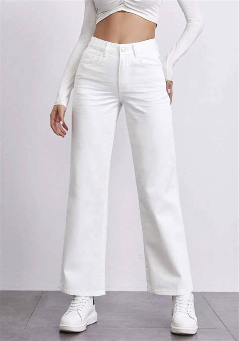 Pantalones tejanos blancos Continuara.org