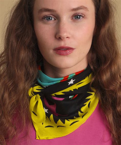 Panuelo foulard seda Continuara.org