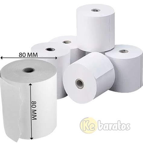 Papel termico 80x80mm Continuara.org