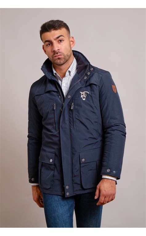 Parka azul marino Continuara.org