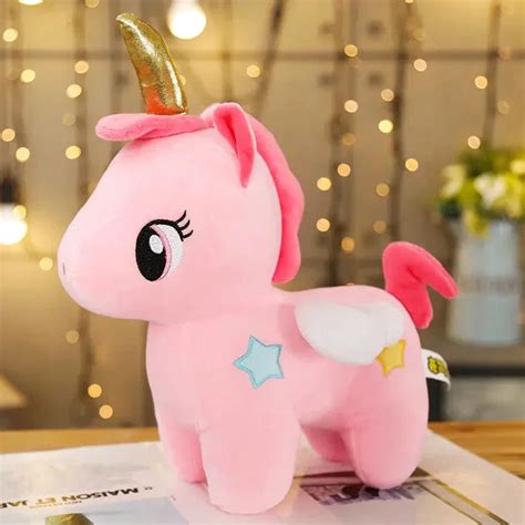 Peluche unicornio rosa Continuara.org