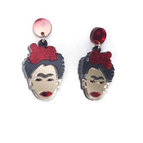 Pendientes cara frida Continuara.org