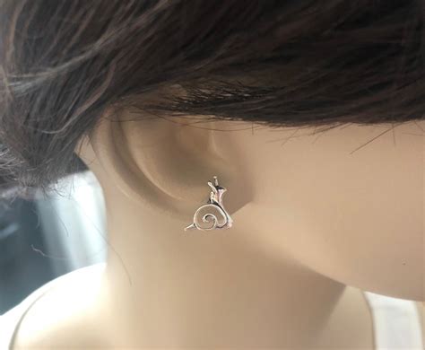 Pendientes caracolas plata Continuara.org