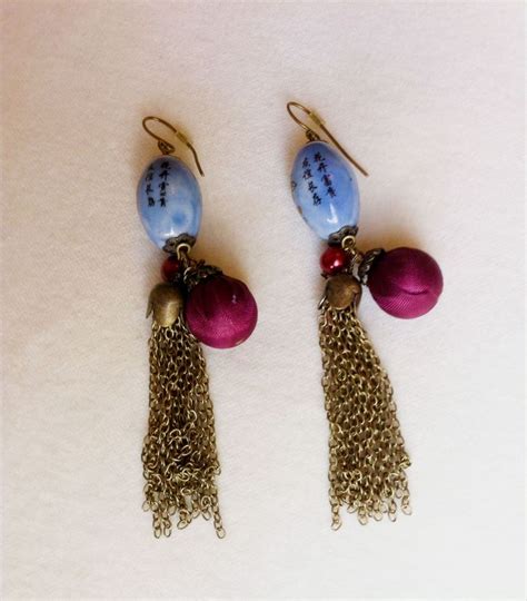 Pendientes estilo porcelana Continuara.org