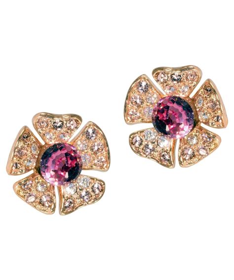 Pendientes flor rosa Continuara.org