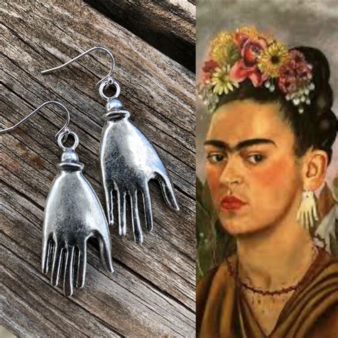 Pendientes frida kahlo Continuara.org