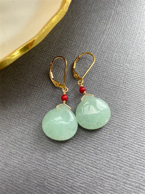 Pendientes jade blanco Continuara.org