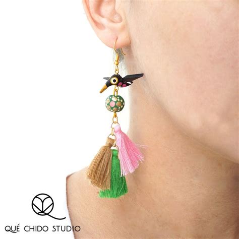 Pendientes nuevos artesanales Continuara.org