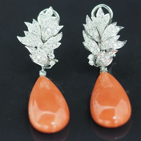 Pendientes oro coral Continuara.org