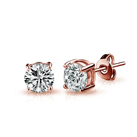 Pendientes oro rosado Continuara.org