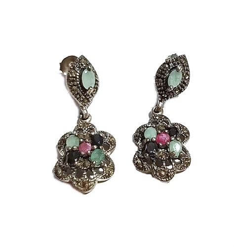 Pendientes plata vieja Continuara.org