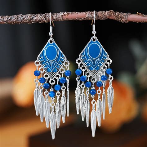 Pendientes rombo vintage Continuara.org