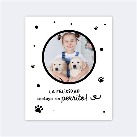 Perrito blanco personalizado Continuara.org